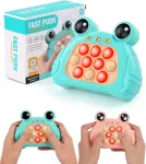 Pop It Game Light Up Fidget Toy Frog