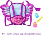 My Garden Baby On The Fly 2-in-1 baby doll carrier and changing bag